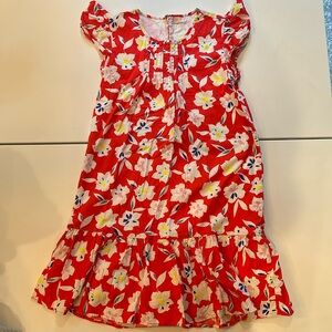 Crewcuts red floral dress